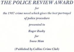 Police Review - Award 1998